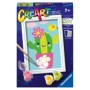 CreArt pictura pe numere pentru copii cactus in ghiveci